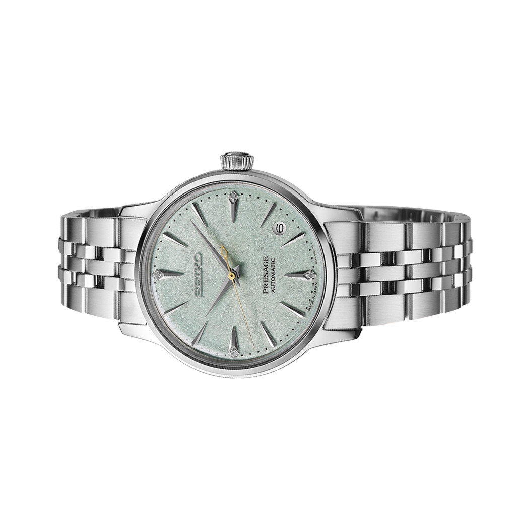 Seiko Presage 34mm Cocktail Time with Green Frozen Mojito Dial #SRPL63