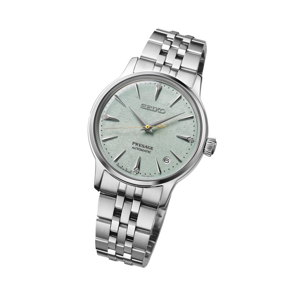Seiko Presage 34mm Cocktail Time with Green Frozen Mojito Dial #SRPL63