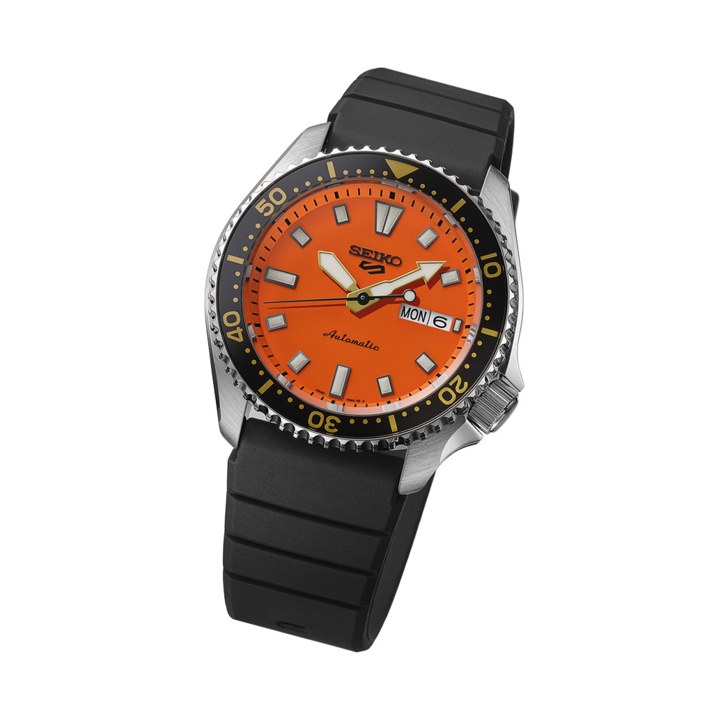 Seiko 5 Sports SKX Series with Orange Dial #SRPL89