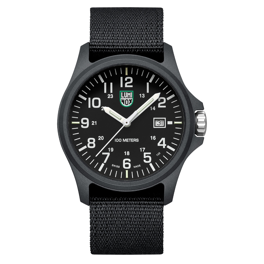 Luminox G CARBONOX™ Black and White 43mm Nylon Strap #X2.2401.NB