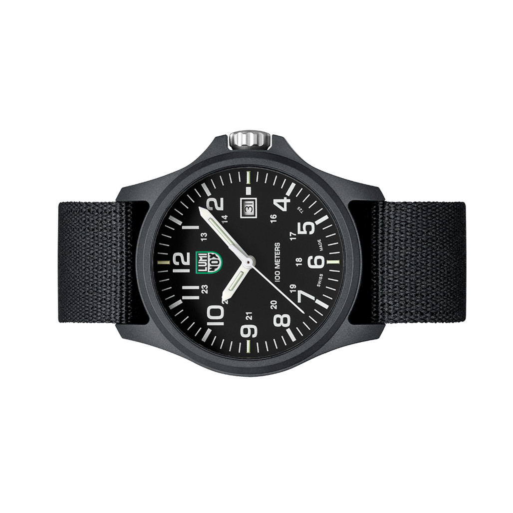 Luminox G CARBONOX™ Black and White 43mm Nylon Strap #X2.2401.NB