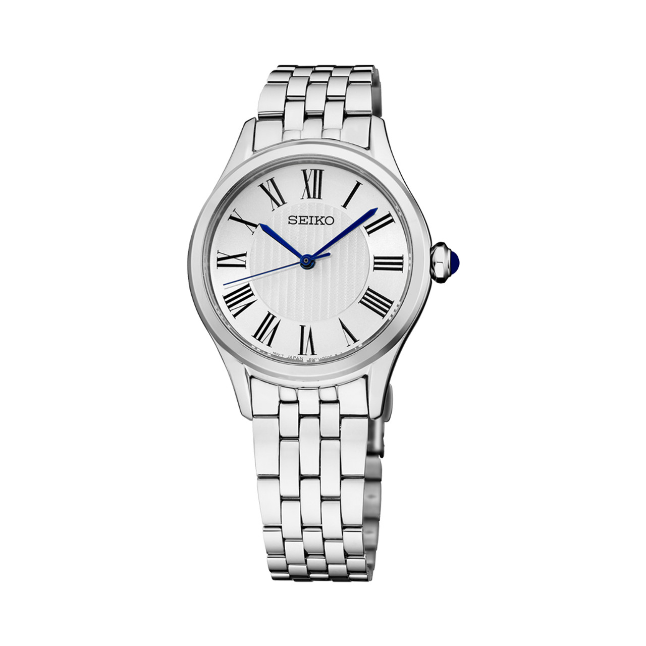 【SEIKO】Essentials Quartz Silver Dial Ladies Watch Seiko Essentials Quartz Silver Dial Ladies Watch SWR073