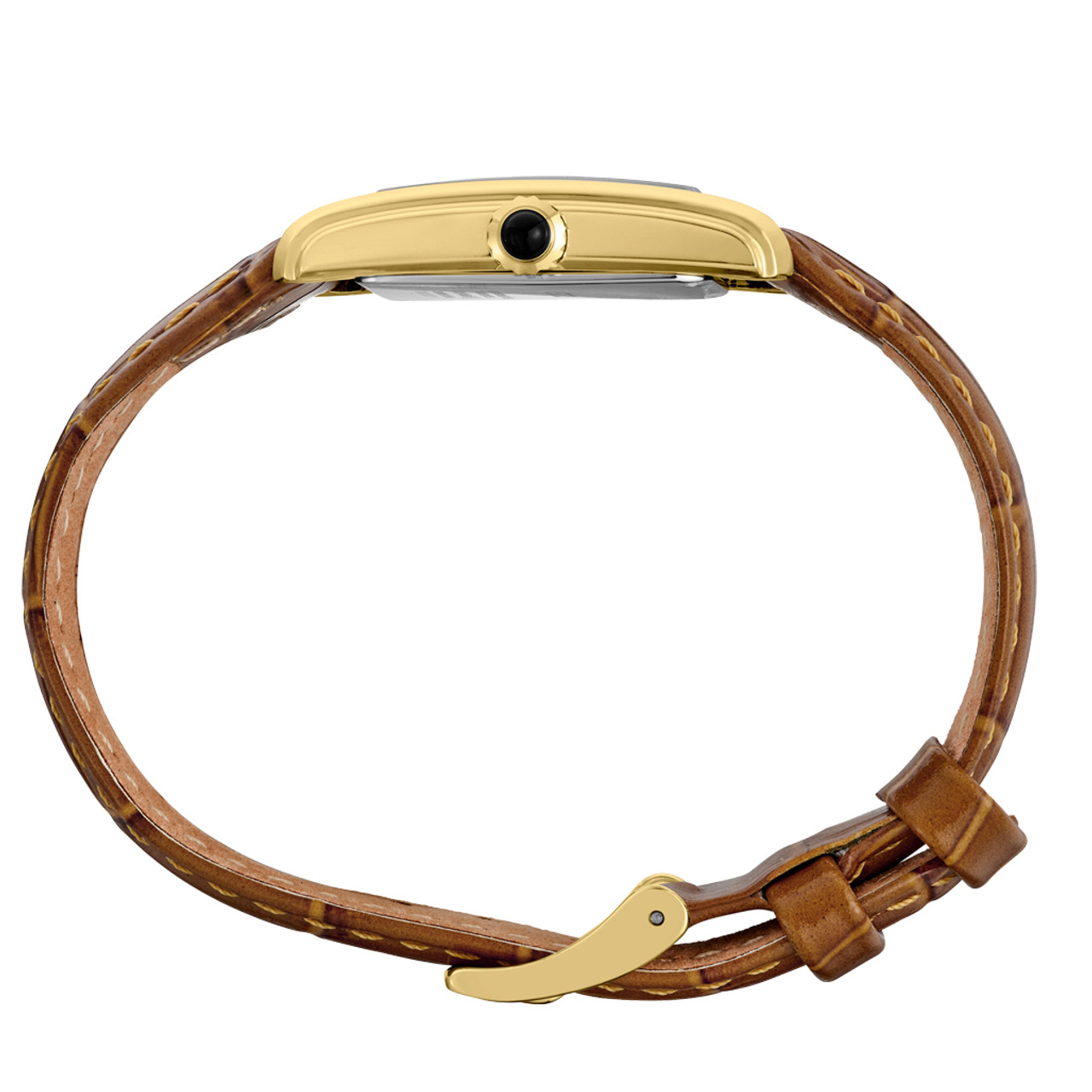 ヴィンテージ　セイコー　SEIKO　ストーンベゼル　ラウンド　レディースウォッチ Seiko Essentials Goldtone Lady's Watch with Mother of Pearl