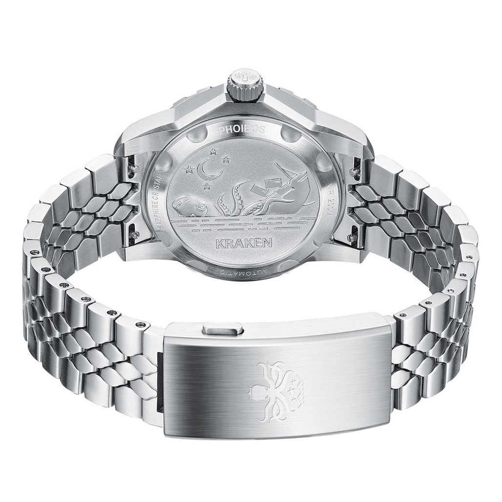 PHOIBOS KRAKEN 200M Automatic Dive Watch with Reef Blue Dial #PY059B