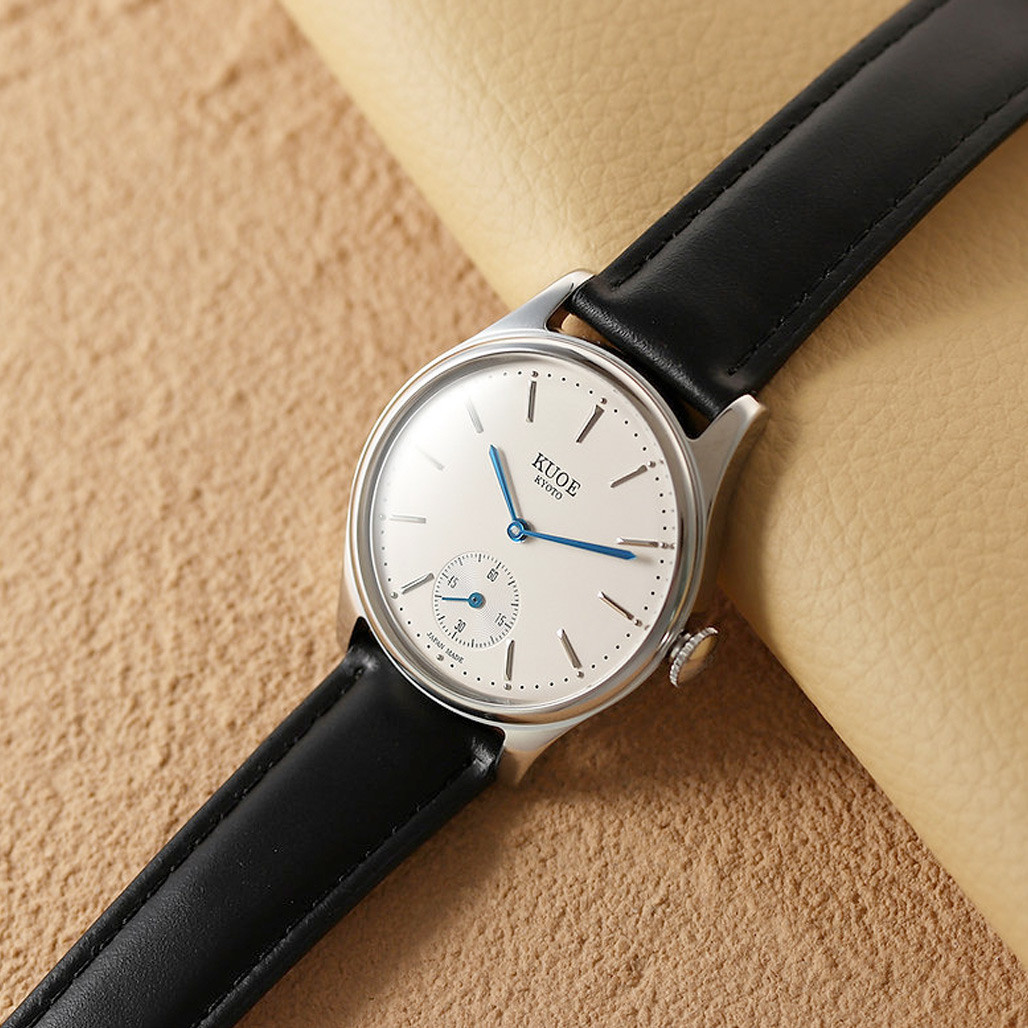 KUOE Old Smith 90-001 Quartz 35mm Dress Watch #OS90001-BBL-O-BK-SA