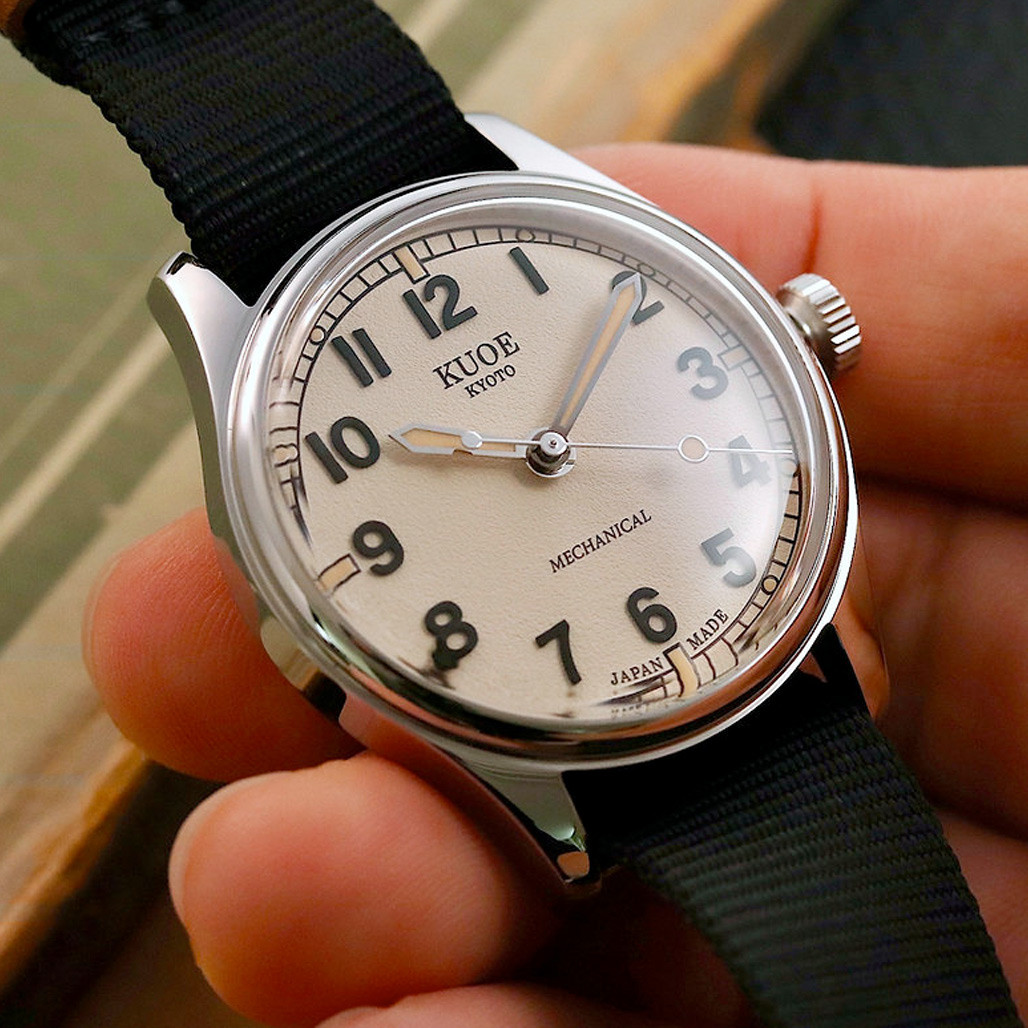 KUOE Old Smith 90-002 Automatic 35mm Watch with Ivory Dial