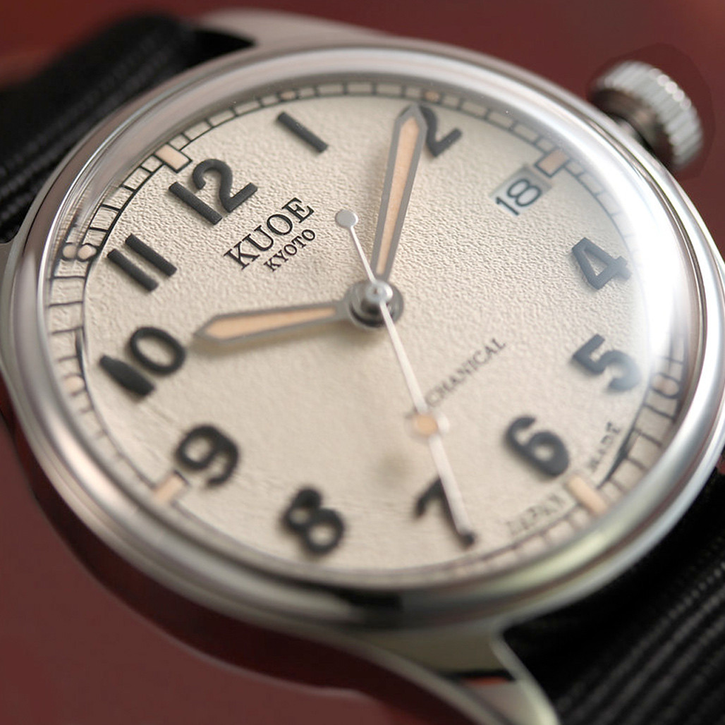 KUOE Old Smith 90-002 Automatic 35mm Watch with Ivory Dial