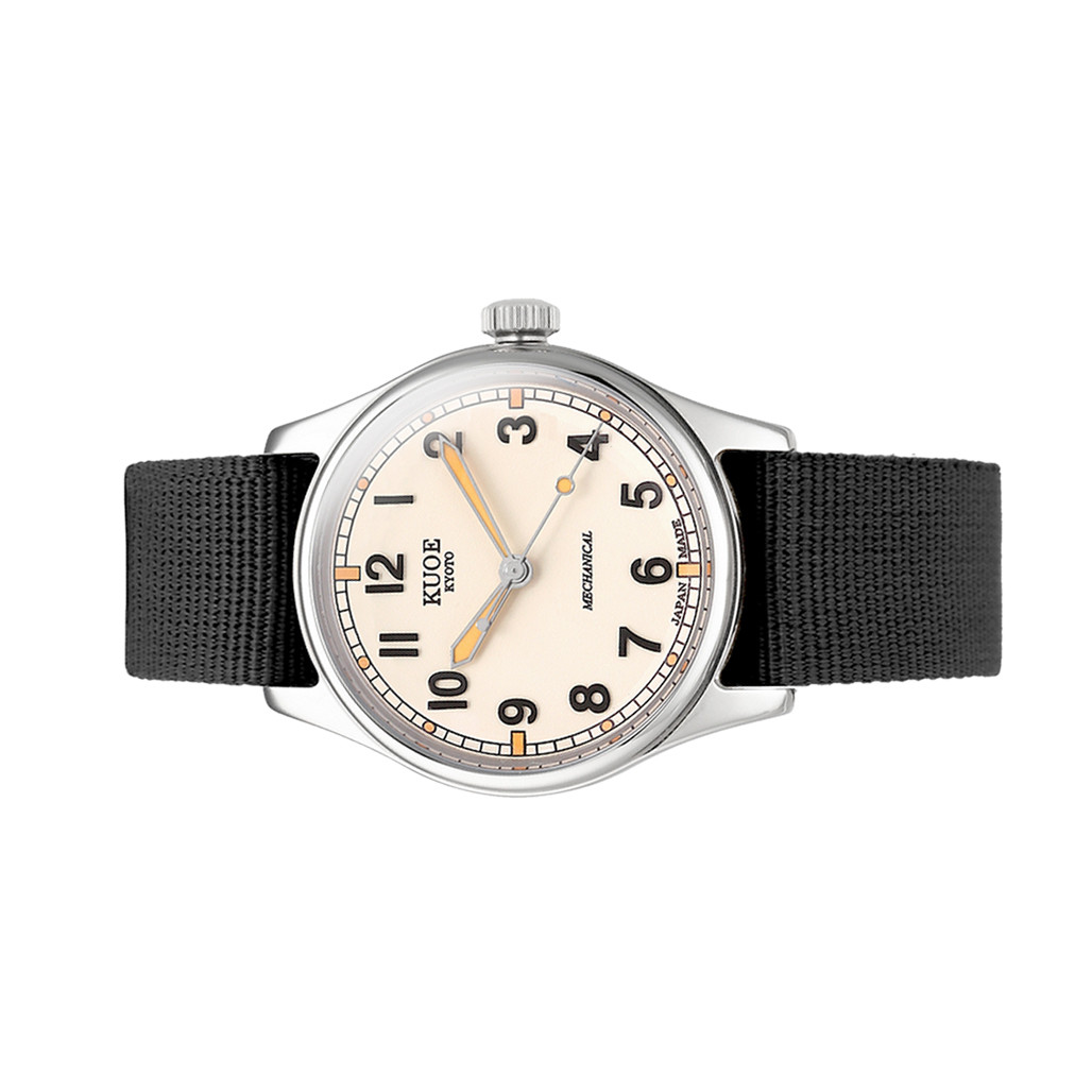 KUOE Old Smith 90-002 Automatic 38mm Watch with Ivory Dial