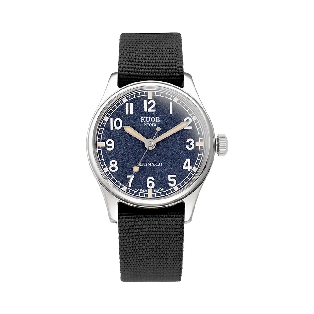 KUOE Old Smith 90-002 Automatic 35mm Watch with Navy Dial #OS90002