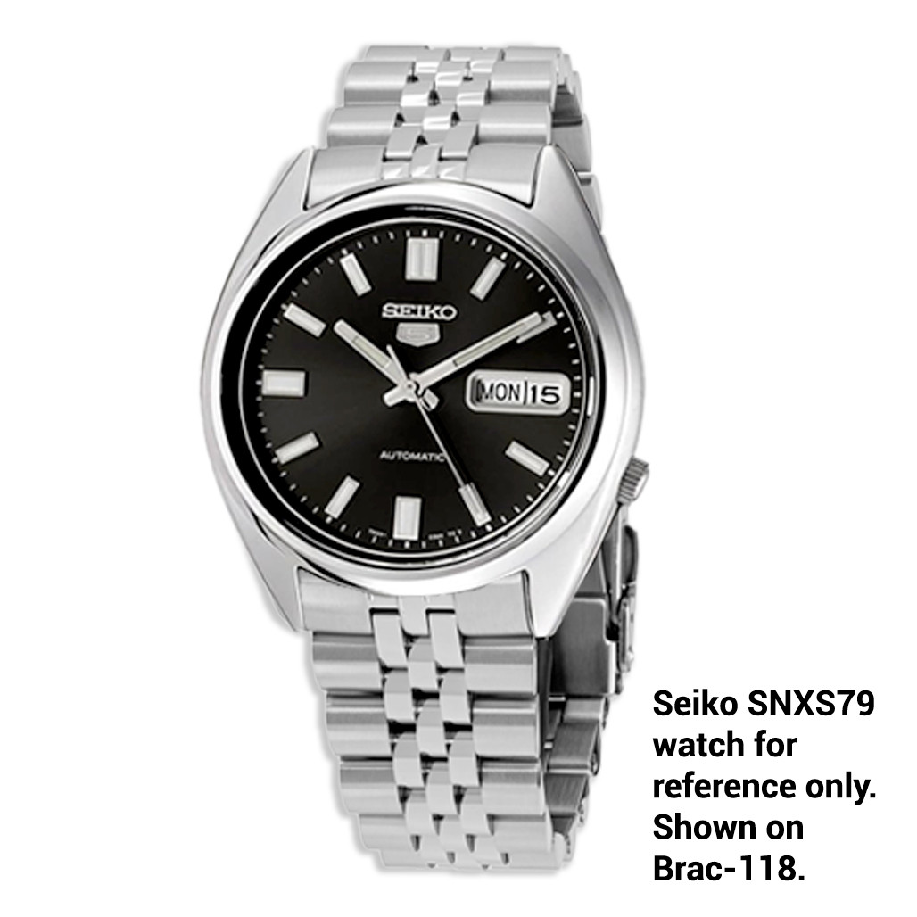 Islander 19mm Brushed and Polished Bracelet for Seiko SNXS79 (7S26