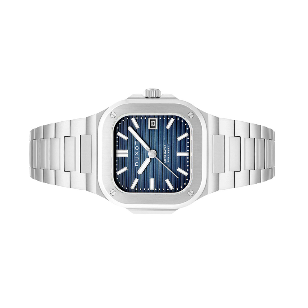 Duxot Quadrata Automatic in Steel Blue #DX-2073-11