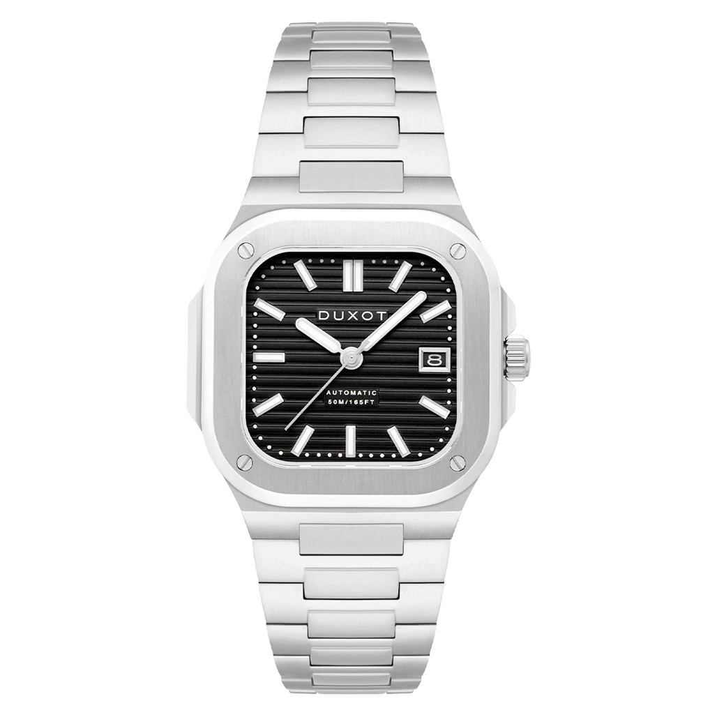 Duxot Quadrata Automatic in Midnight Black #DX-2073-33 Duxot Quadrata Automatic in Midnight Black #DX-2073-33