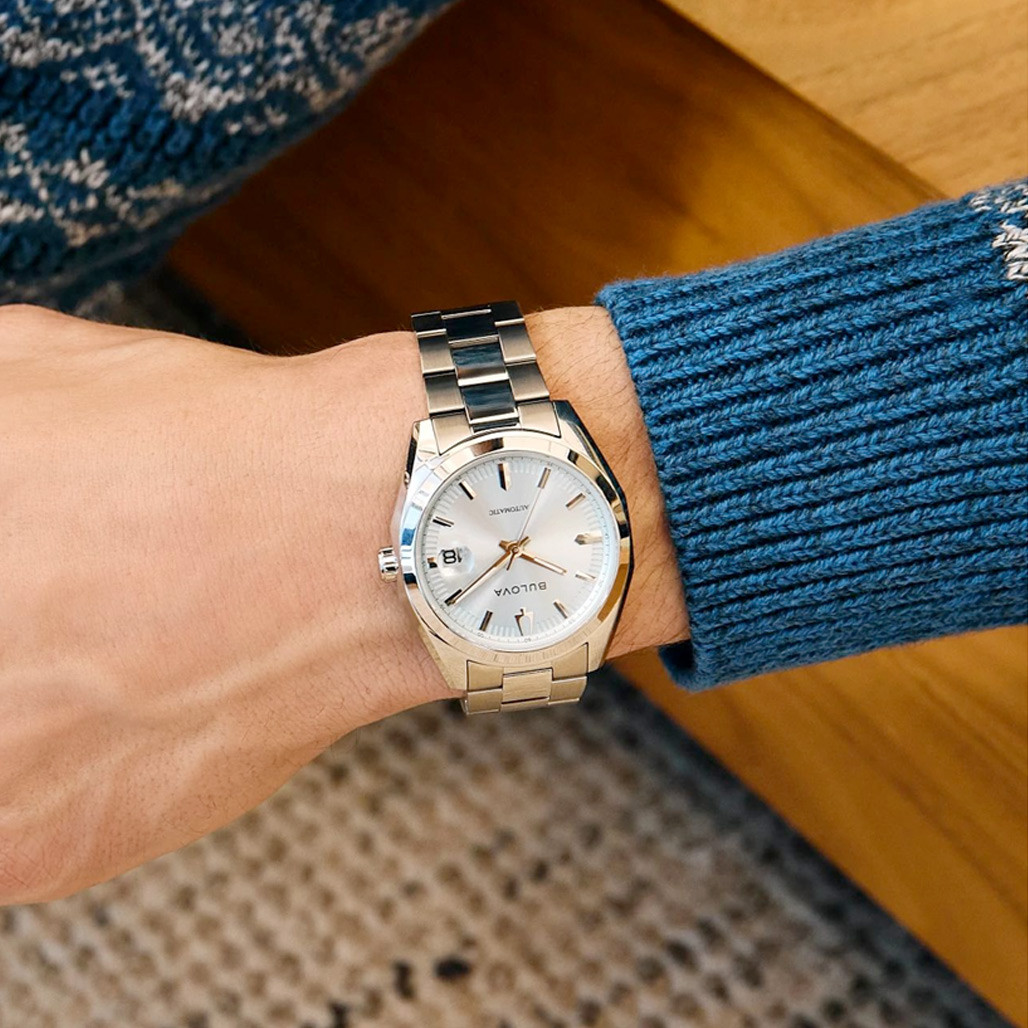 Bulova Surveyor With Light Blue Dial #96B469