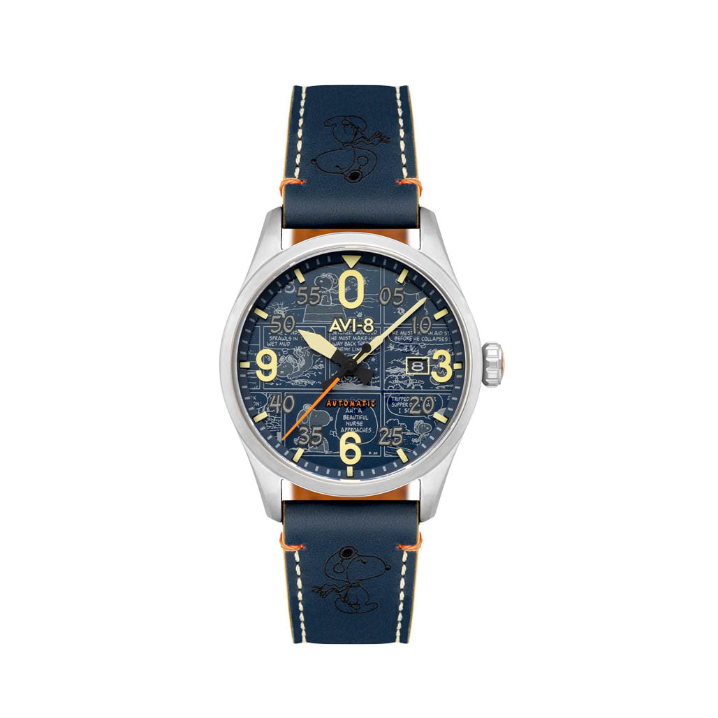 AVI-8 x Peanuts Spitfire Snoopy Flying Ace LE in Beagle Blue #AV