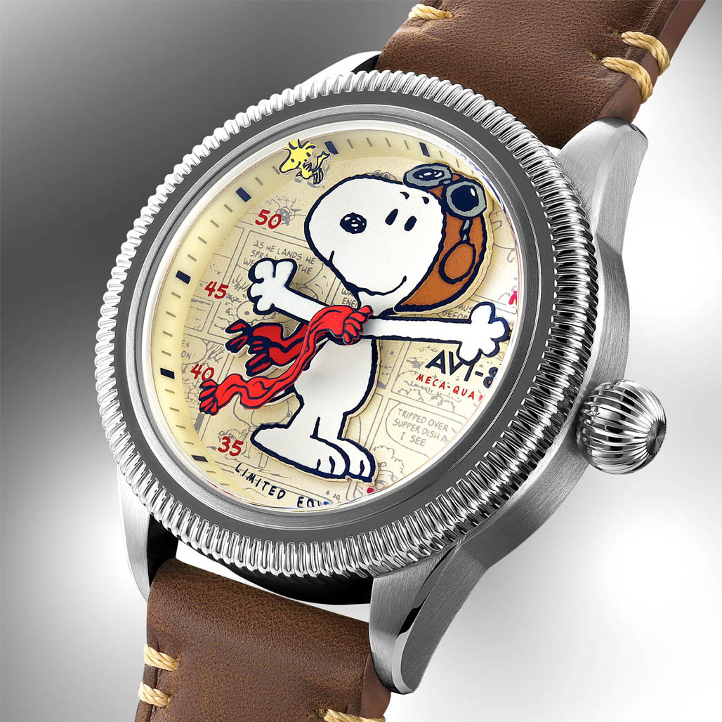 AVI-8 x Peanuts Flyboy Snoopy Flying Ace LE in Camel Brown #AV-4138-01