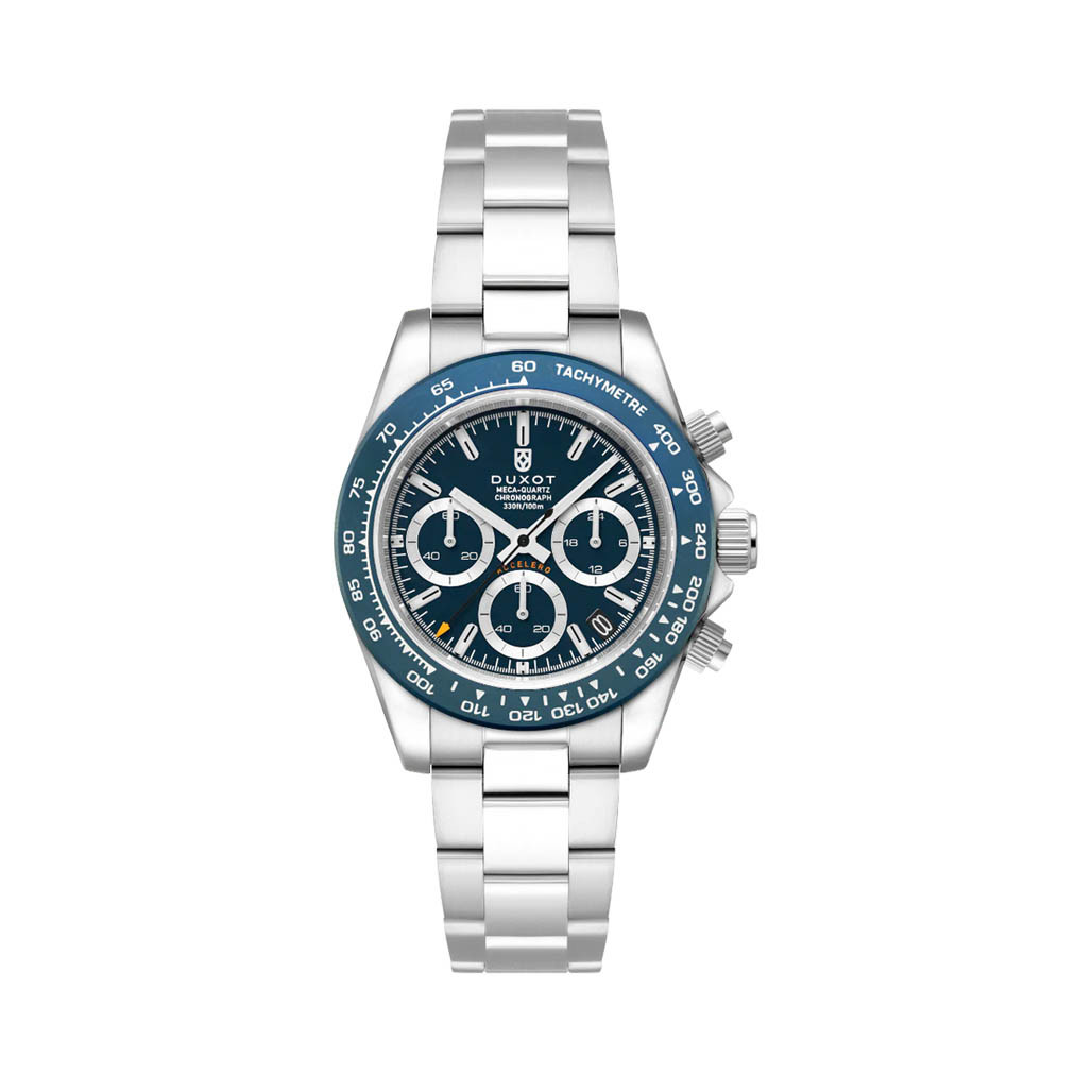 Duxot Accelero Chronograph with Cambridge Blue Dial #DX-2065-33