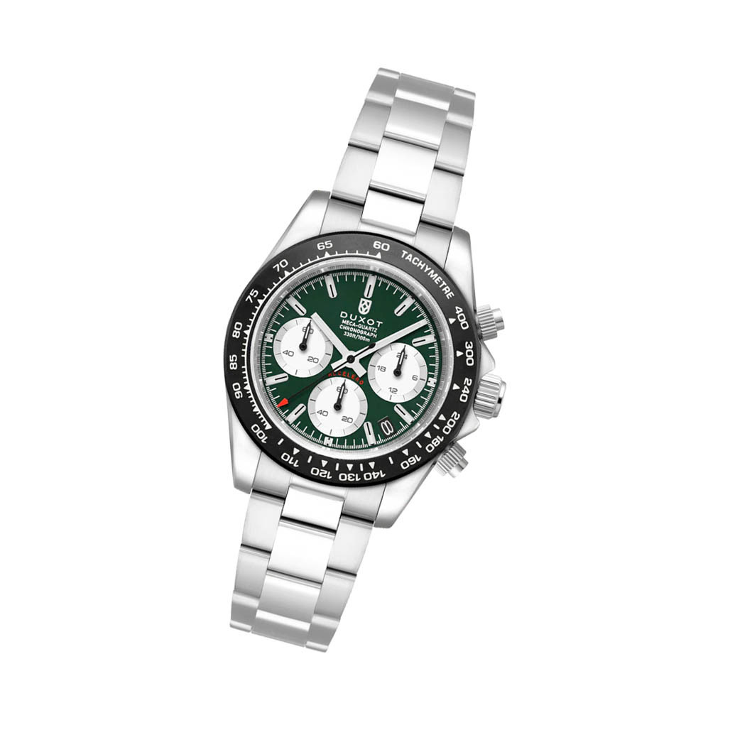 Duxot Accelero Chronograph with Jade Green Dial #DX-2065-55