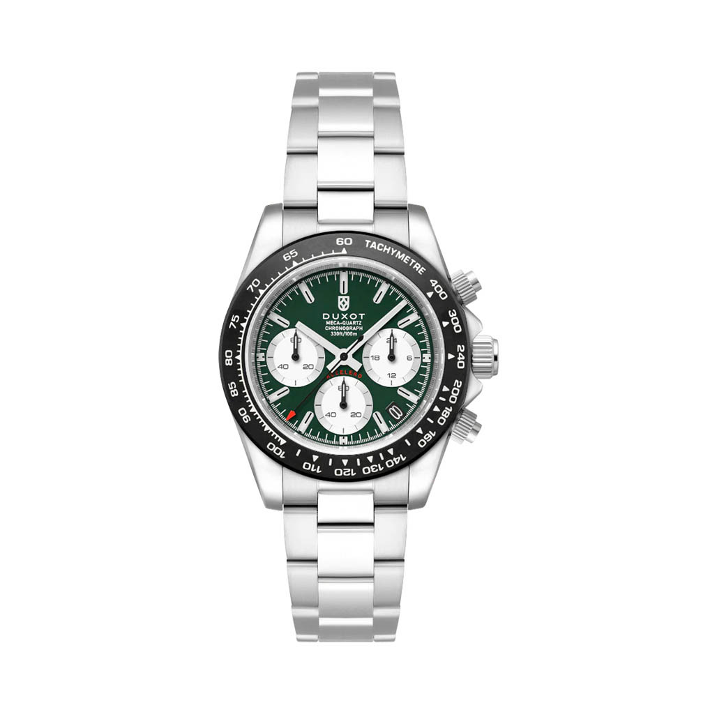 Duxot Accelero Chronograph with Jade Green Dial #DX-2065-55