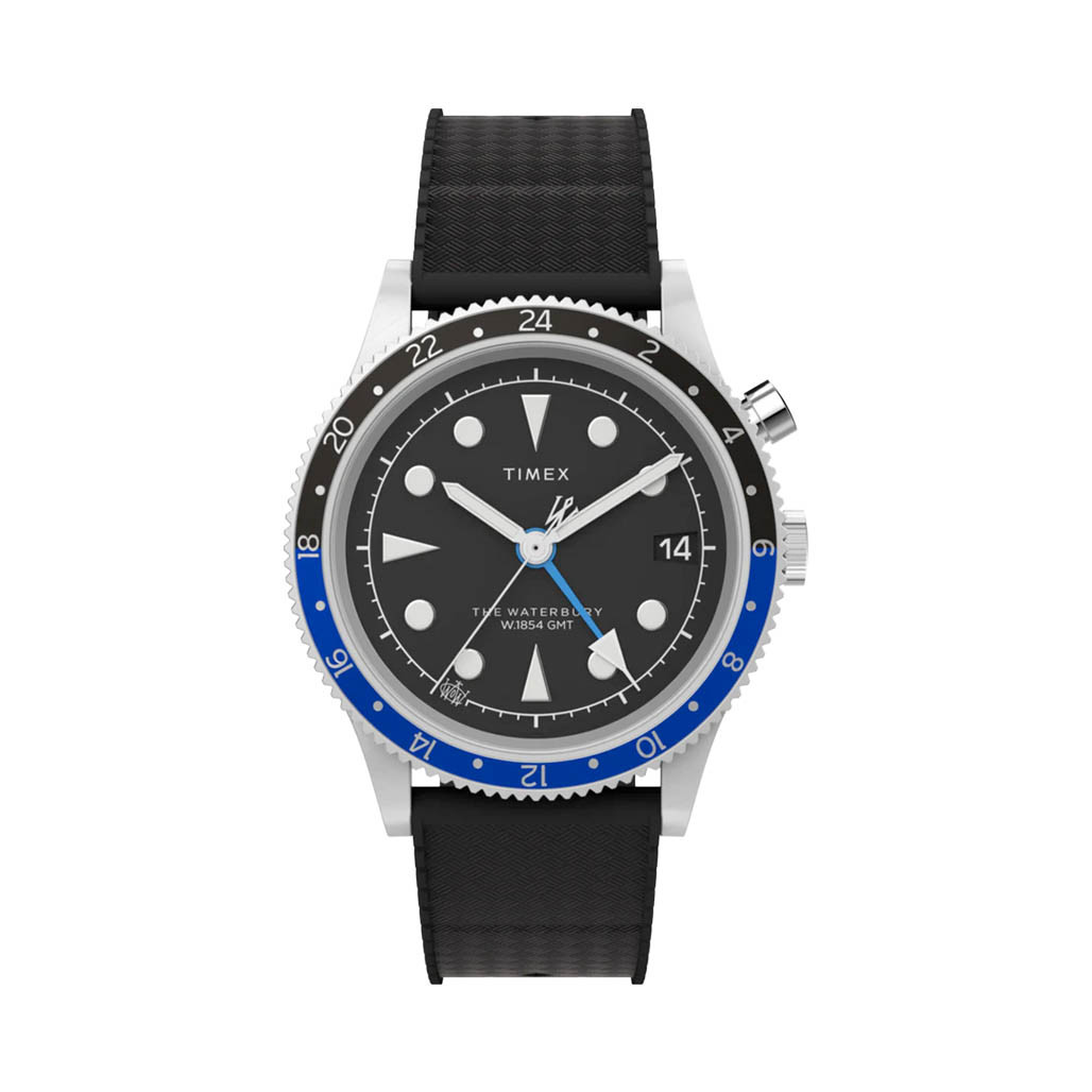 オプティック Timex Waterbury Traditional GMT 39mm Synthetic Rubber Strap #TW2W22600