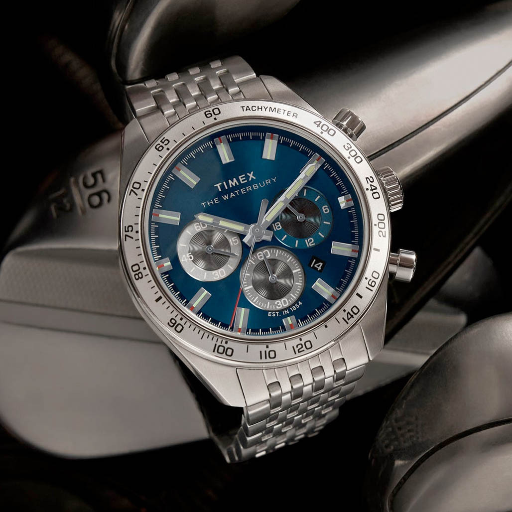 Timex Waterbury Traditional Chronograph 41mm Stainless Steel