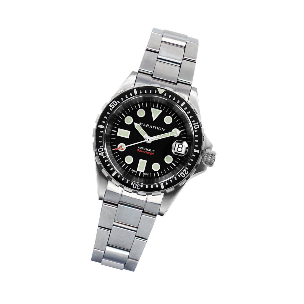 Marathon 36mm Automatic OSAR-D with Black Dial and Bracelet