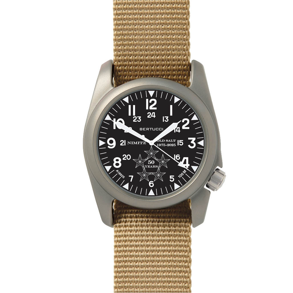 Bertucci USS Nimitz Aircraft Carrier Special Edition Black Dial