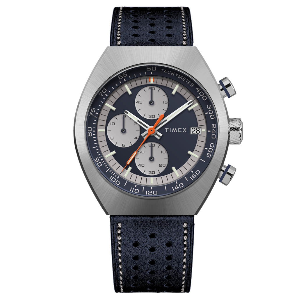 Timex Legacy Tonneau 42mm Leather Strap Watch #TW2W93500