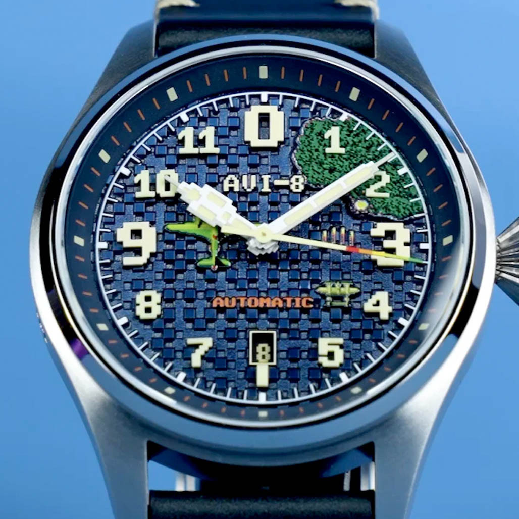 AVI-8 x CAPCOM 1942 Hawker Hurricane Clowes Pixel LE Azure Ace #AV