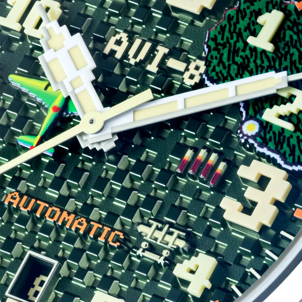 AVI-8 x CAPCOM 1942 Hawker Hurricane Clowes Pixel LE Green Ace #AV