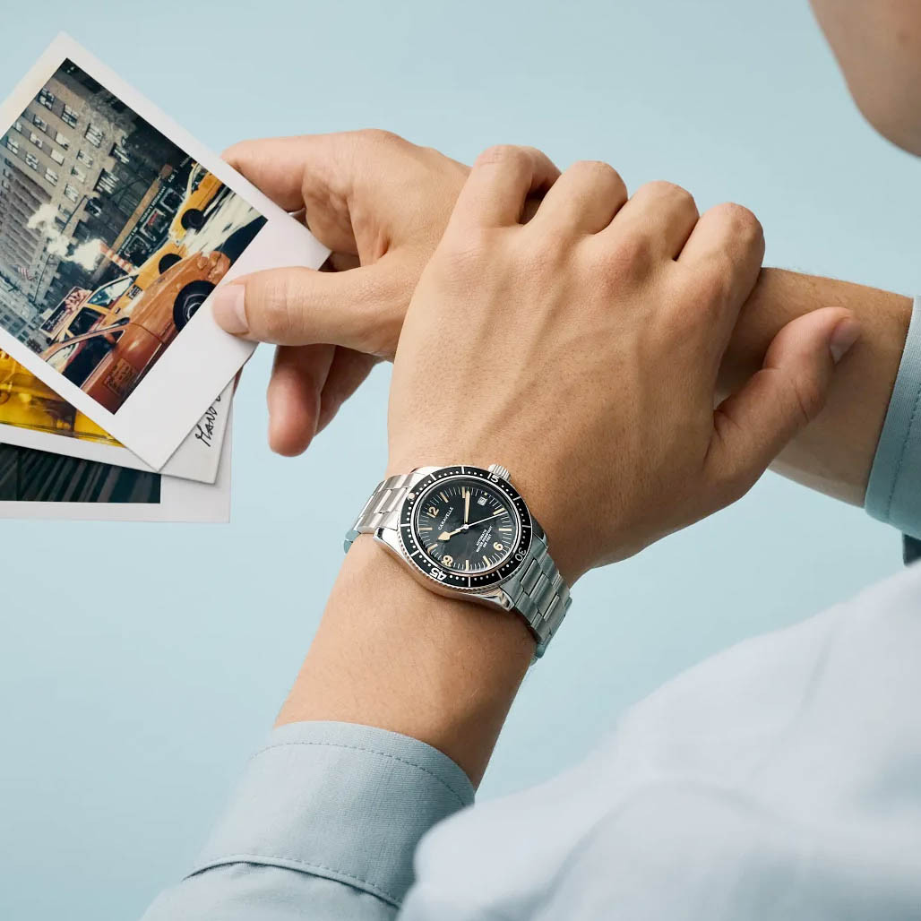 Caravelle Sea Hunter Automatic Watch with Black Dial #43B175