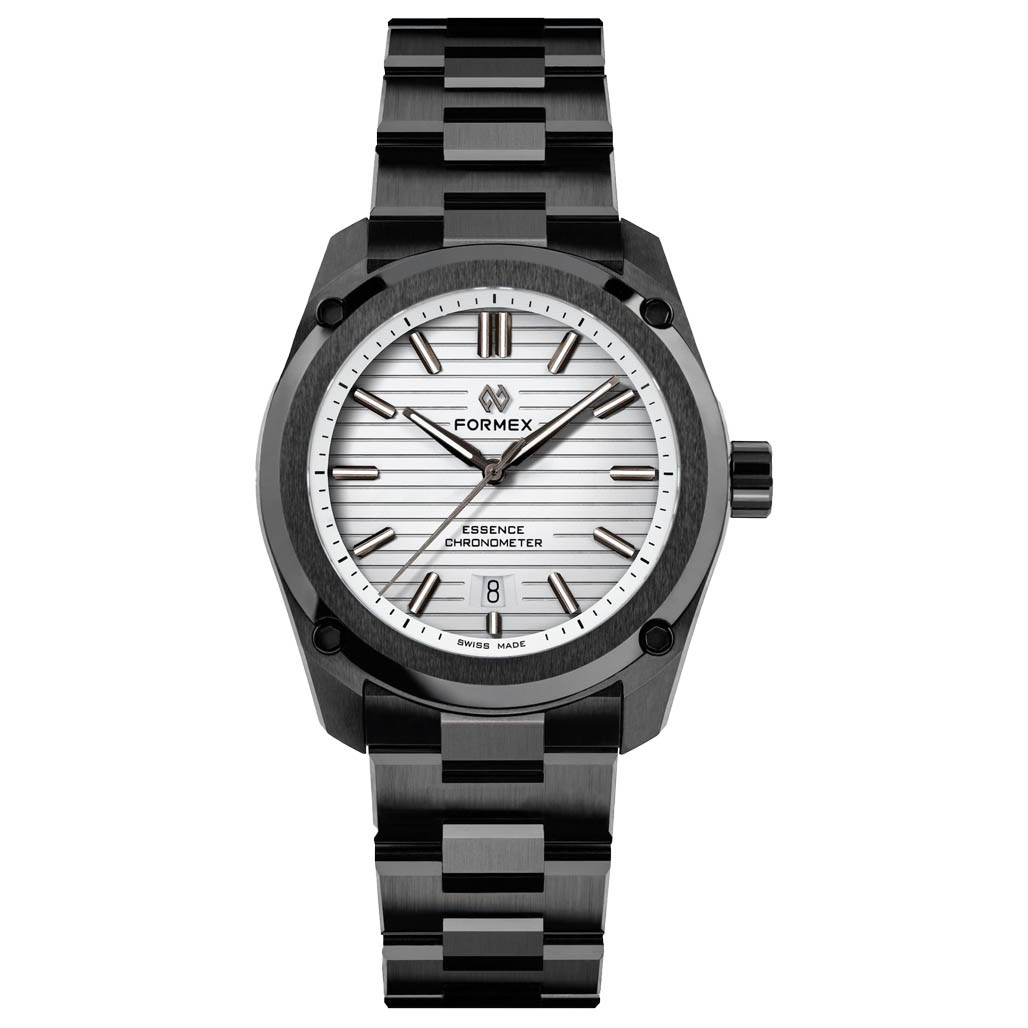 D.E.A. タスクフォースバッジ リッチモンド Formex Essence Ceramica 41mm COSC with Arctic White Dial #0336.4