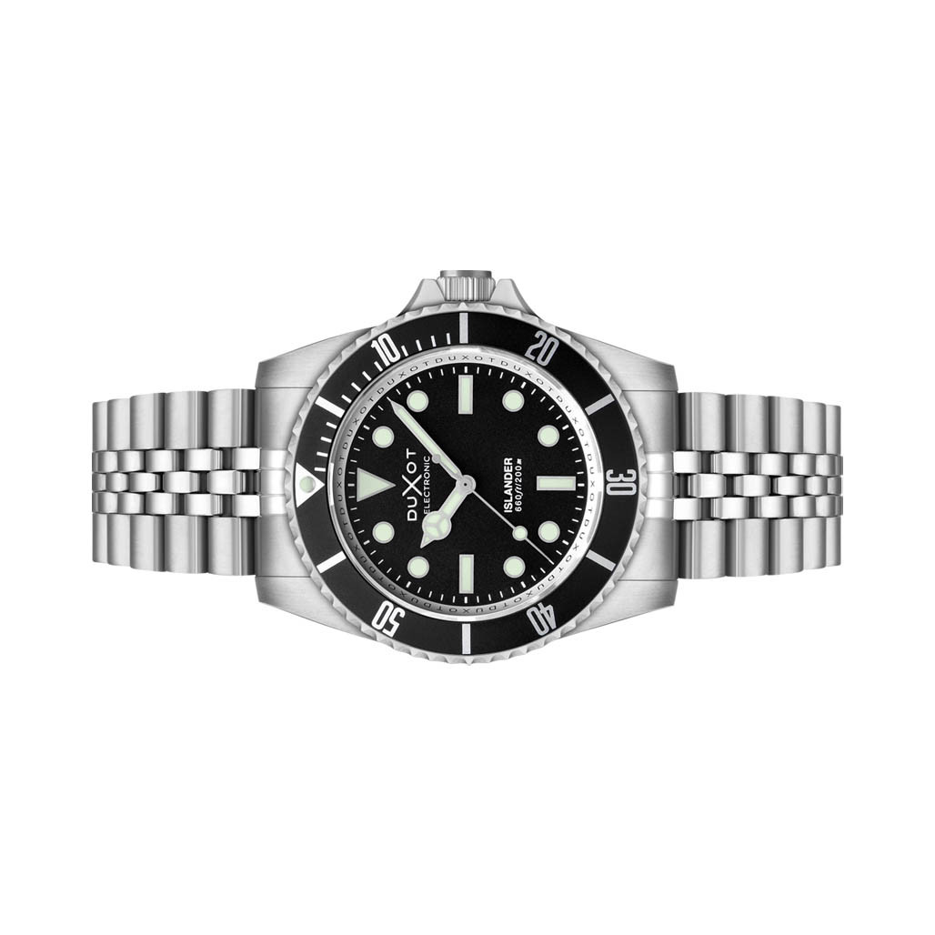 Duxot x Islander Atlantica Electronic Dive Watch with Black Dial