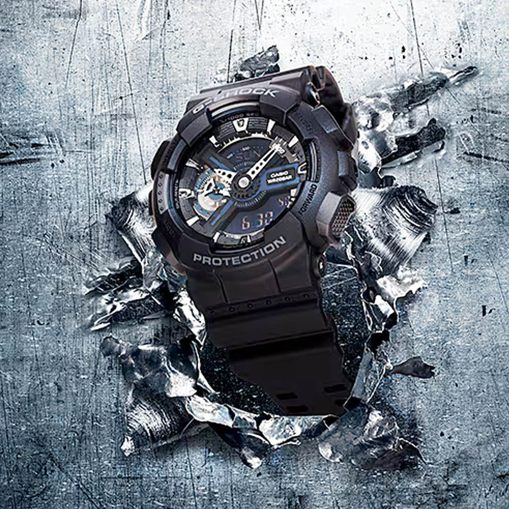 G-SHOCK　2個セット　GA110・GA-110B Casio G-Shock GA-110 Series in Black #GA110-1B