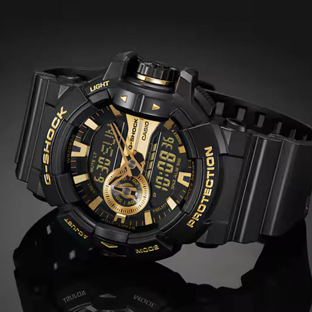 GSHOCK/ゴールド/ブラック GA400GB-1A9 | Analog-Digital Black Men's Watch G-SHOCK | CASIO