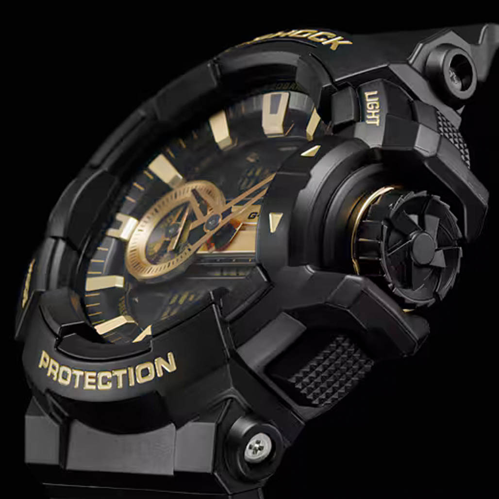 Casio G-Shock GA-400 Series in Black and Gold #GA400GB-1A9