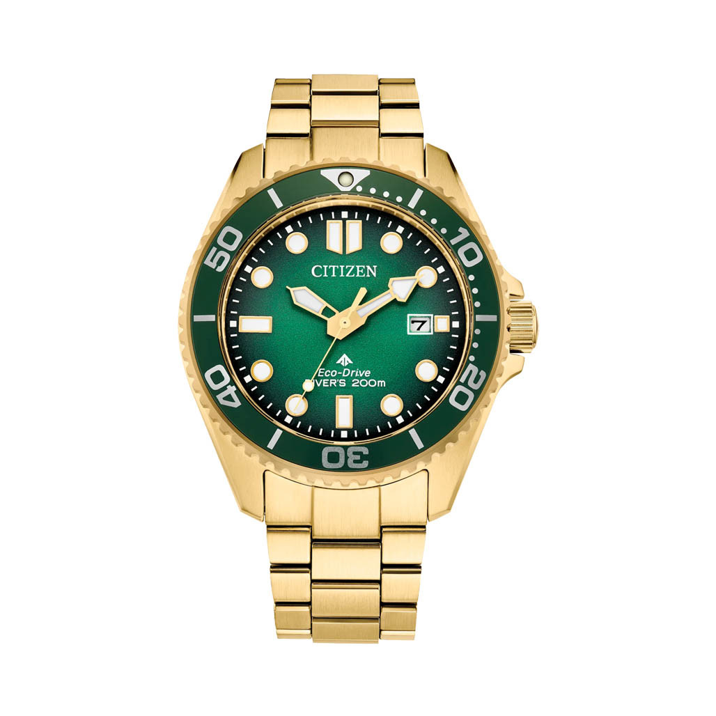 Citizen Eco-Drive Promaster Dive Watch with Green Dial #BN0262-59W