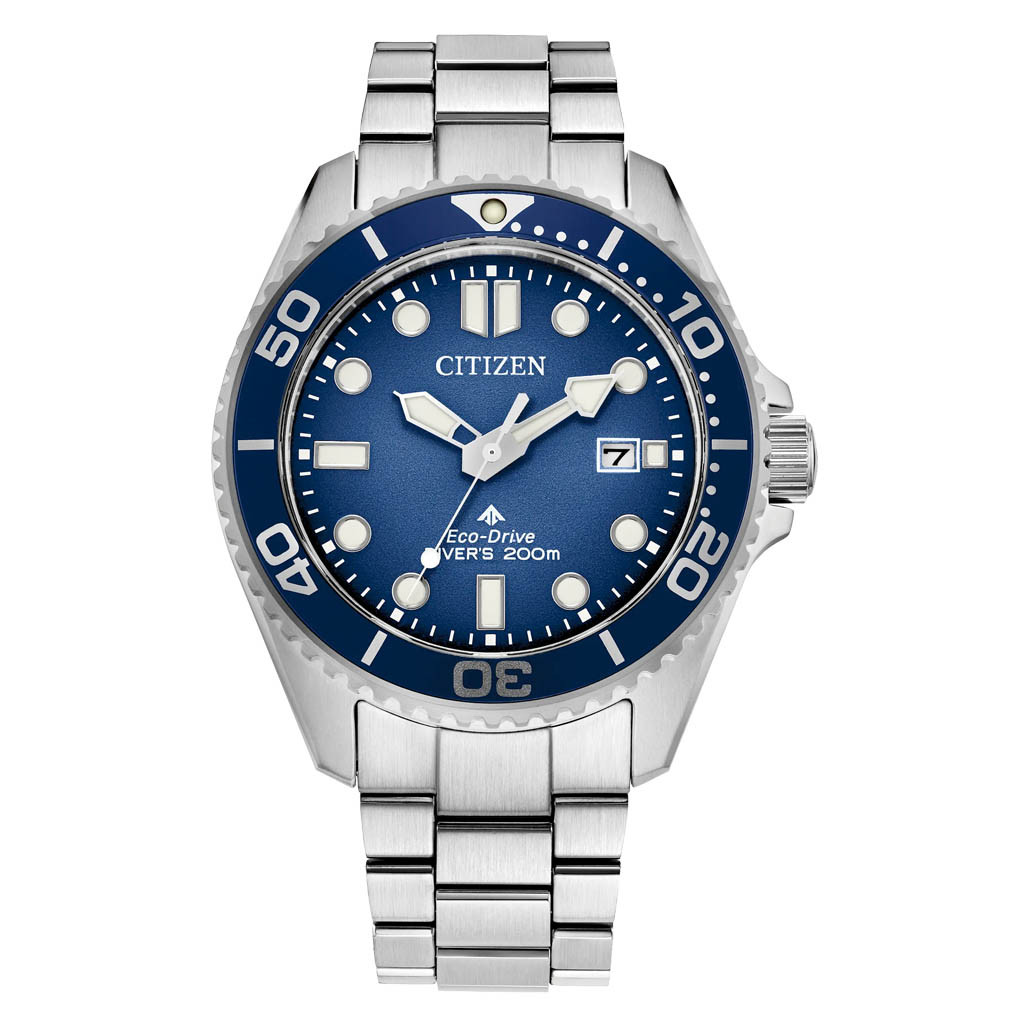 Citizen Eco-Drive Promaster Dive Watch with Blue Dial #BN0260-54L