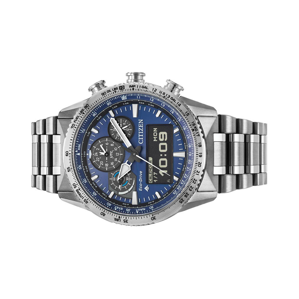 Citizen Eco-Drive Promaster Skyhawk U380 with Blue Dial #JV2000-51L