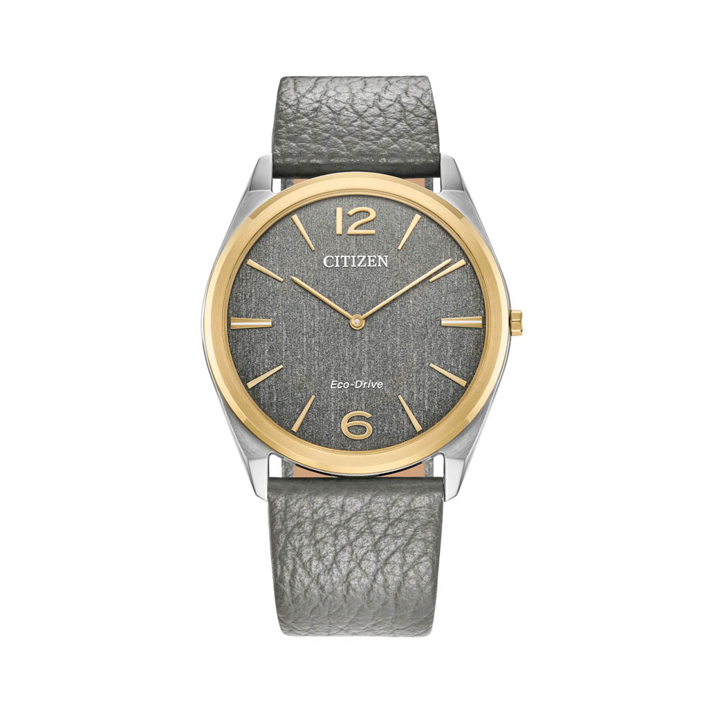 Citizen Eco-Drive Suratto Thin Watch with Grey Dial #AR3124-07H
