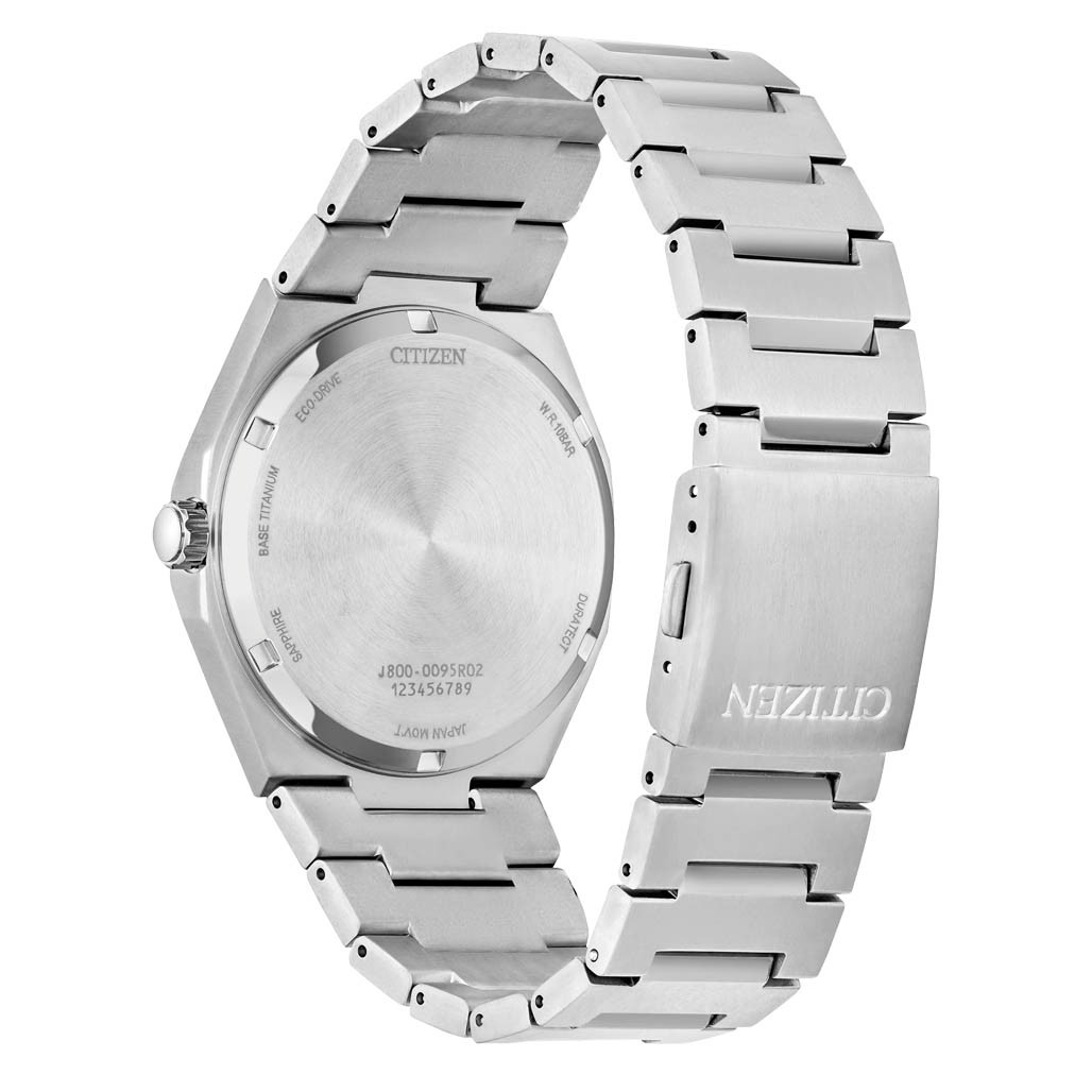 Citizen Eco-Drive Titanium Zenshin Watch with Green Dial #AW0130-85Xv