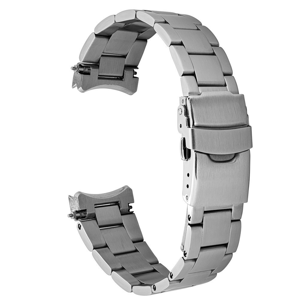 Islander 20mm Brushed Solid-Link Bracelet for Seiko 41mm Solar