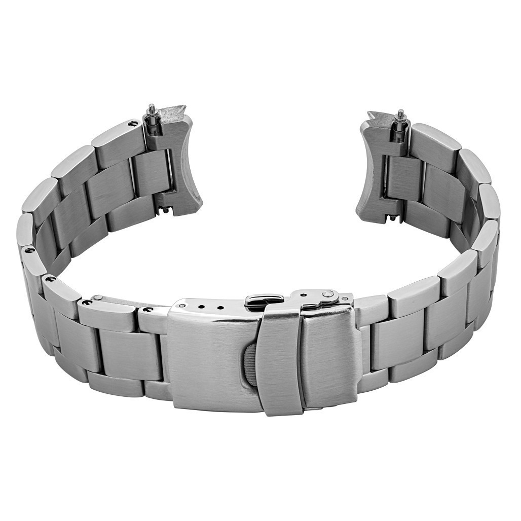 Islander 20mm Brushed Solid-Link Bracelet for Seiko 41mm Solar