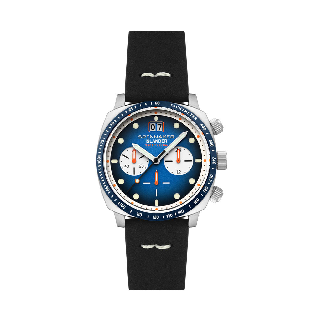 Spinnaker x Islander LE Hull Chronograph with Ocean Blue Dial #SP