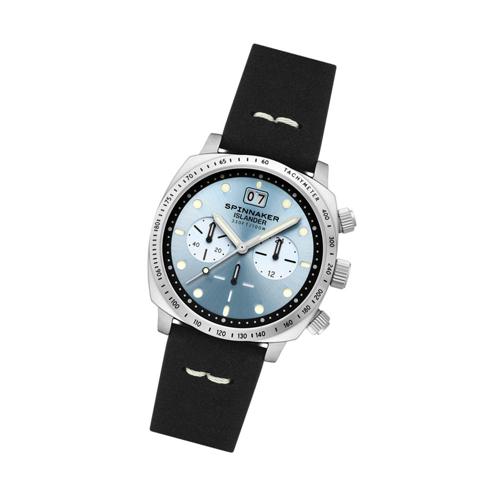 Spinnaker x Islander LE Hull Chronograph with Ice Blue Dial #SP