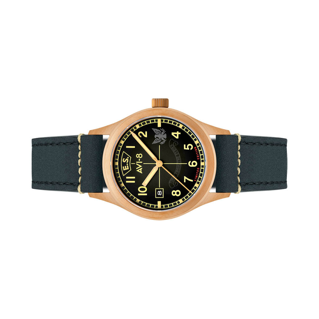 AVI-8 Flyboy Eagle Squadron Bronze LE Gravesend Watch #AV-4145-01