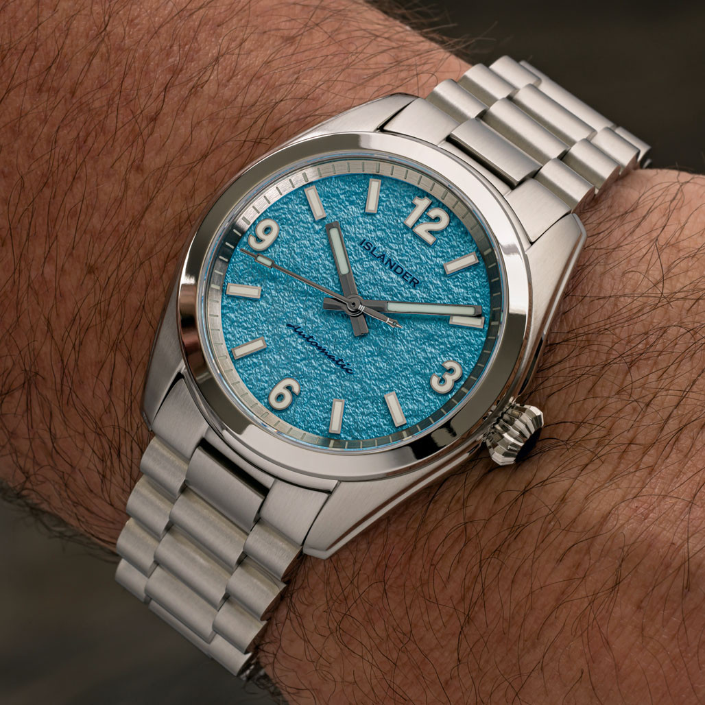 Islander Brookville Calligraphy Edition Watch with Blue Parchment