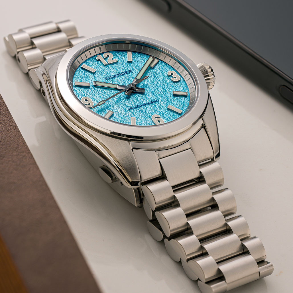 Islander Brookville Calligraphy Edition Watch with Blue Parchment