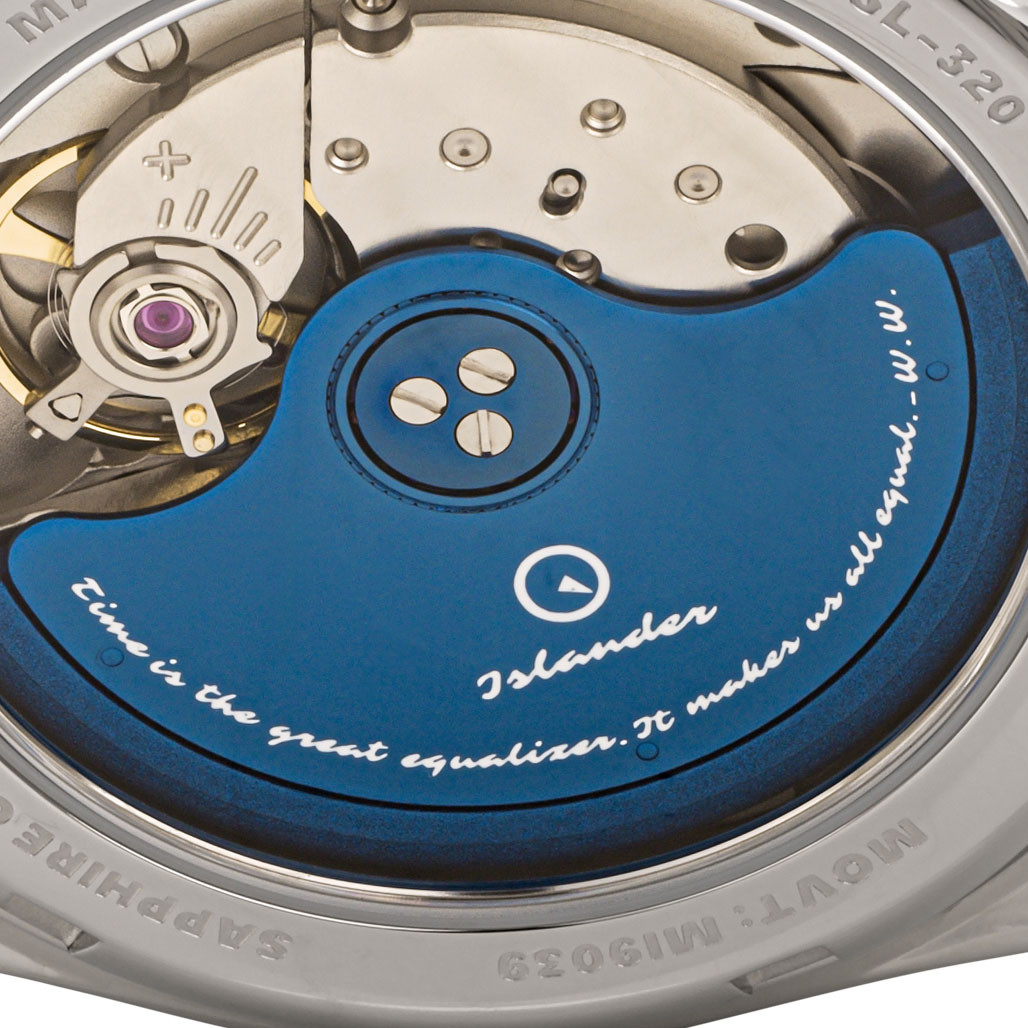 Islander Brookville Calligraphy Edition Watch with Lavender