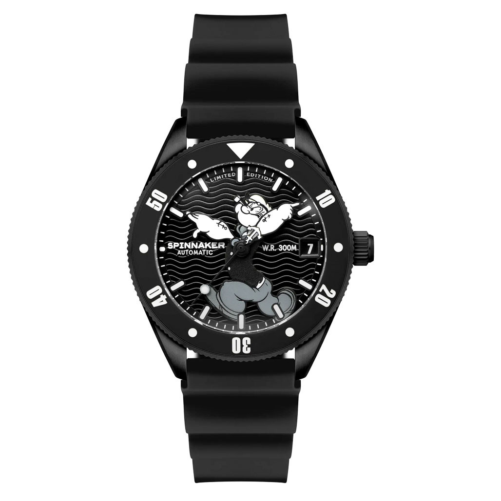 Spinnaker Challenger Automatic Popeye Anchor Arms LE Midnight Mast