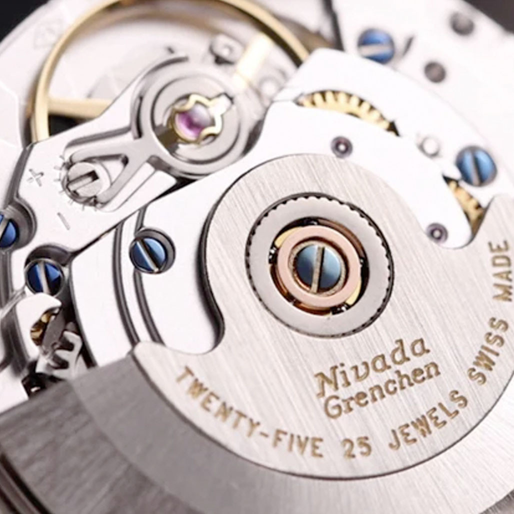 Nivada Grenchen 39mm Pacman Depthmaster Watch #14105A01
